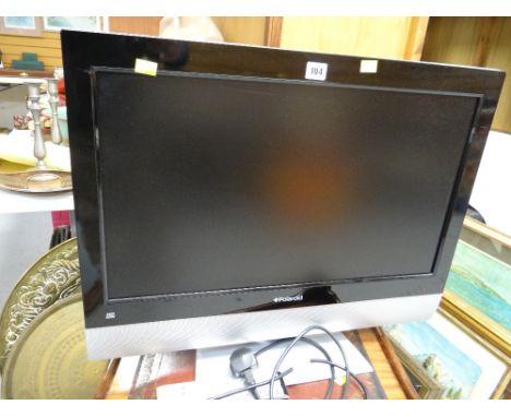A Polaroid HD flatscreen TV & remote control E/T