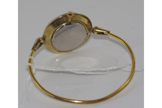 michel herbelin gold bangle watch