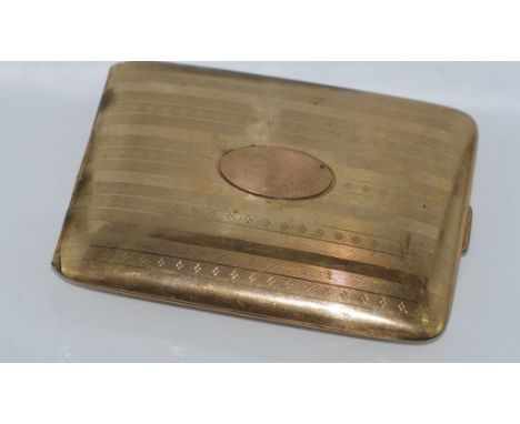 Gold plated cigarette case