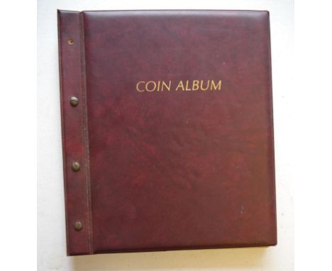 Album of antique & vintage world coins comprising of Georgian & later UK, Australian and others