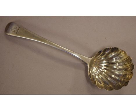 Georgian sterling silver ladle hallmarked London 1813, maker William Eley I, William Fearn & William Chawner II, 49grams appr