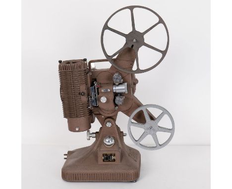 This projector is known for its sturdy design with the unit housed in copper-colored metal case. Also designed with side swit