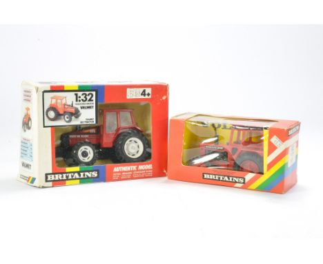 Britains Farm duo comprising No. 9521 Volvo BM Tractor; very good in very good box plus No. 9515 Volvo BM Valmet; very good i