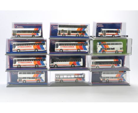 A group of twelve diecast bus / coach issues from Corgi Omnibus in the livery of Stagecoach. All loose in boxes with some box