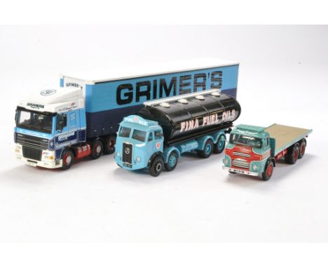 Corgi Model Trucks comprising trio of issues including Grimers plus duo of vintage issues. All good to very good. 