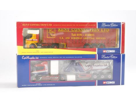 Corgi Diecast Model Truck issues comprising No. CC12807 Scania T Cab Feldbinder Tanker in the livery of Cyril Knowles plus No