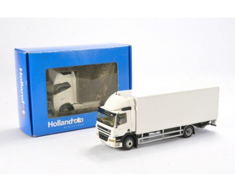 Model Truck duo comprising WSI DAF CF Rigid (no livery) plus Hollandotto Volvo, also with no livery. Both look to be without 