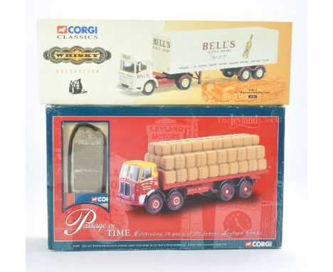 Corgi Diecast Model Trucks issue comprising No. 26403 AEC mkV Mammoth Major Platform Lorry with wool bale load &amp; Shap Mem