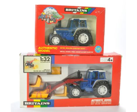 Britains 1/32 Farm Model issues comprising Ford 5610 Tractor issues inc one with loader attachment. Look to be excellent in g