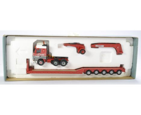 Corgi Model Truck issue comprising Volvo King Trailer Heavy Haulage Set in the livery of Chris Bennett. Generally good, box i
