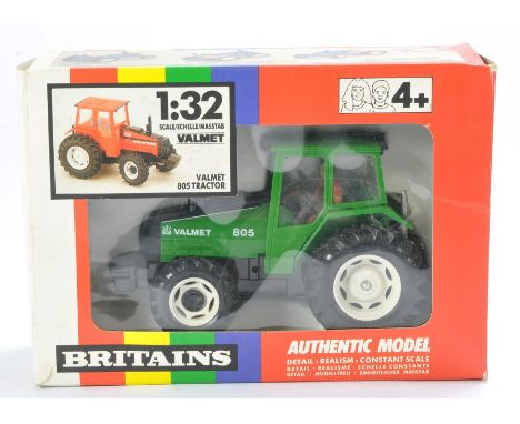 Britains Farm No. 9515 Valmet 805 Tractor. Scarce Green Variant. Excellent in very good box. Rare. 