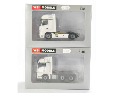 WSI Diecast Model Truck Issue comprising MAN TGX plus Mercedes MP5. Look to be without fault in original boxes. 