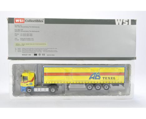 WSI Diecast Model Truck Issue comprising DAF XF105 Pacton Trailer in the livery of Pakuus. Looks to be without fault in origi