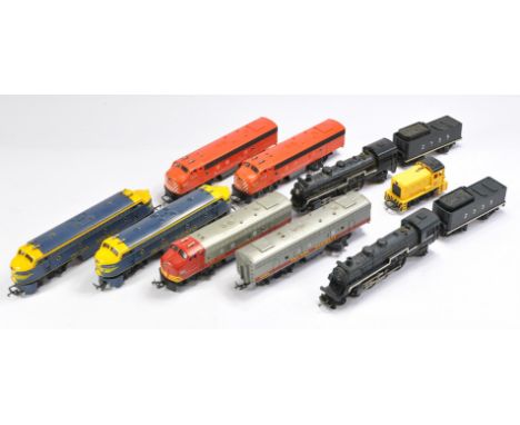 Triang Model Railway issues comprising a selection of transcontinental locomotives as shown. Mostly appear very good, the odd