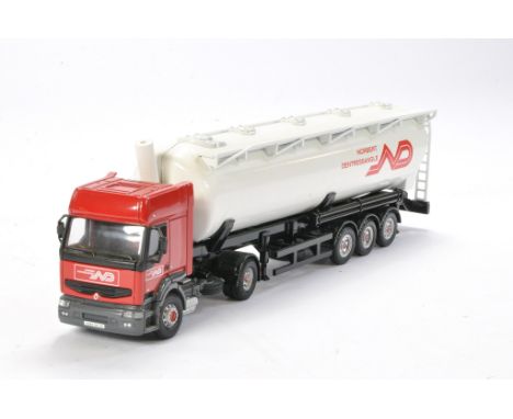Code 3 Model Truck issue comprising Renault Tipping Tanker in the livery of Norbert Dentressangle. On Corgi / Joal platforms.