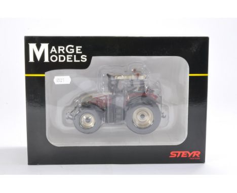 Marge Models 1/32 Farm Model issue comprising Steyr CVT 6195 Gold Jubilee Edition Tractor. Limited to 333 pcs. Not previously