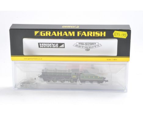 Graham Farish N Gauge Model Railway issue comprising No. 372-075 Class B1 1000 Springbok LNER Apple Green Locomotive. Excelle
