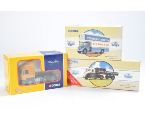 Corgi Diecast Truck trio comprising No. CC12705 ERF ECS in the livery of Jack Richard plus two further 'Classics' commercials