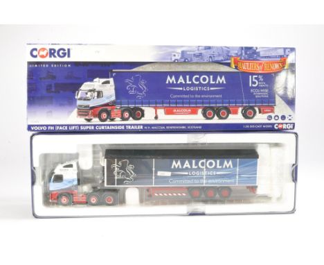 Corgi Diecast Model Truck issue comprising Malcolm Bulk Trailer. Good, no mirrors, in incorrect box. 