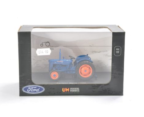 Universal Hobbies 1/32 Farm Model issue comprising Fordson Dexta (1960) Tractor. Not previously removed from box, hence excel