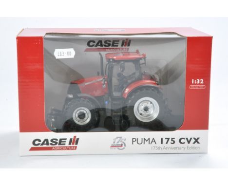 Universal Hobbies 1/32 Farm Model issue comprising Case IH Puma 175 CVX Tractor. Not previously removed from box, hence excel