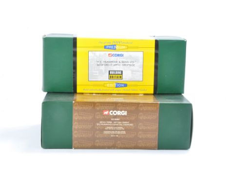 Corgi Diecast Model Trucks issue comprising No. CC18404 Bedford O Artic Dropside in livery of H.E Musgrove &amp; Sons LTD plu