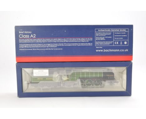 Model Railway comprising Bachmann no.31-527 Class A2 Locomotive 60528 'Tudor Minstrel' BR Apple Green, appears excellent with