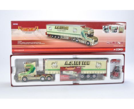 Corgi Diecast Model Truck Issue comprising No. Scania T Curtainside in the livery of Taylor. Looks to be without fault in ori