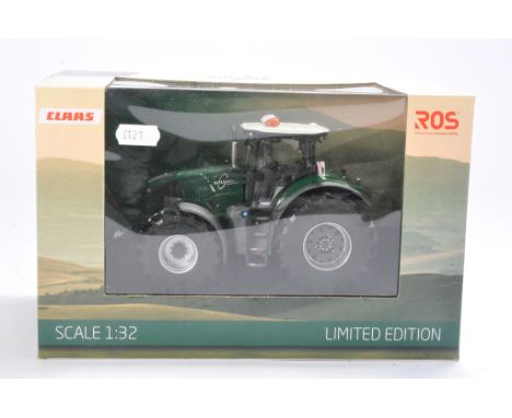 ROS 1/32 Farm Model Issue comprising Claas Axion Tractor Bollmer Edition. Limited to 999 pcs. Not previously removed from box