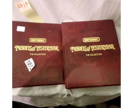 Two bound Matchbox Models of Yester year catalogues, first and second edition. UK P&amp;P Group 2 (£20+VAT for the first lot 