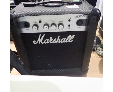 Marshall MG10CF electric guitar amplifier. Not available for in-house P&amp;P 