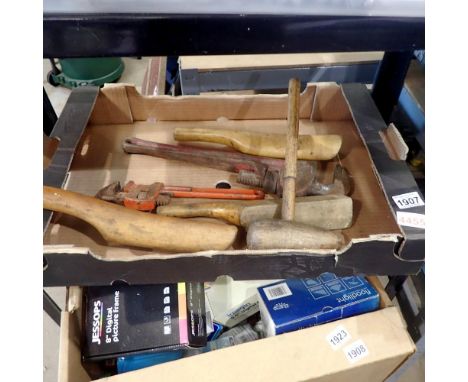 Mixed tools, including lead flashing tools. Not available for in-house P&amp;P