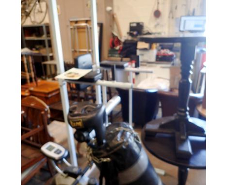 Sport equipment to include Marcy rowing machine, punch bag, dip/pull up station. Not available for in-house P&amp;P