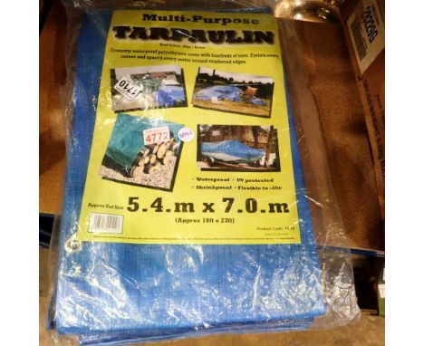 Multi-purpose tarpaulin. Not available for in-house P&amp;P 