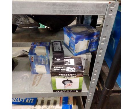 Assorted flood lighting. Not available for in-house P&amp;P 