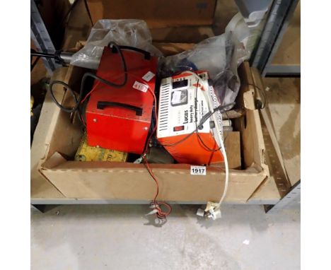 Mixed tools to include voltmeters, files and radio shak walkie talkies. Not available for in-house P&amp;P