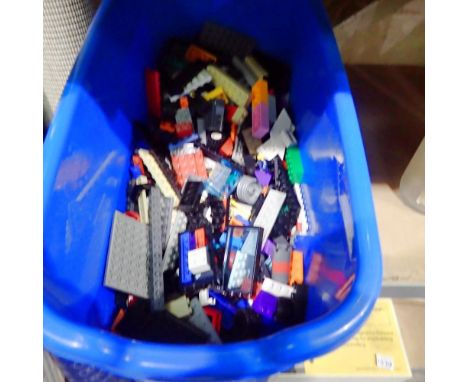 Quantity of Lego and Megablox building bricks in a tub. Not available for in-house P&amp;P 