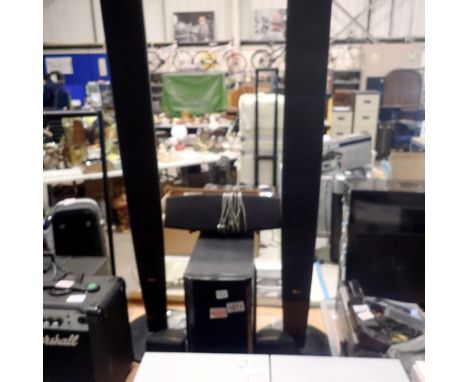LG speaker system with sound bar. Not available for in-house P&amp;P 