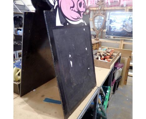 Hog roast easel advertising board. Not available for in-house P&amp;P 