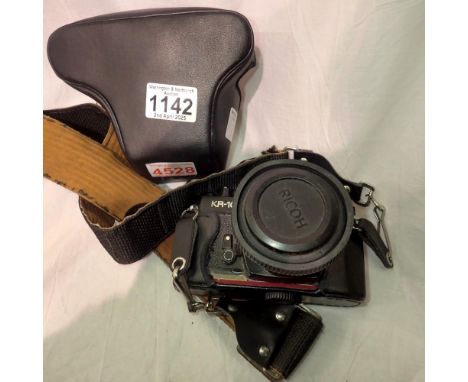 Ricoh KR-10 35 mm film camera. UK P&amp;P Group 2 (£20+VAT for the first lot and £4+VAT for subsequent lots) 