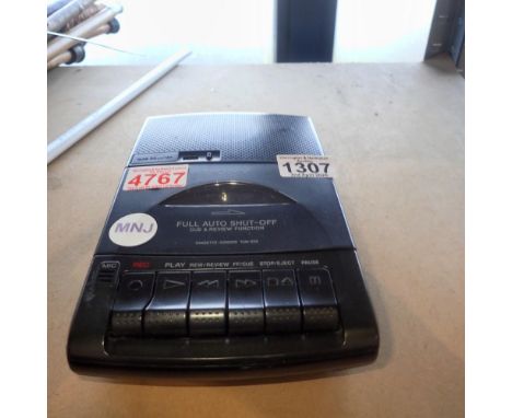 Sony cassette recorder, model TCM939, working. Not available for in-house P&amp;P