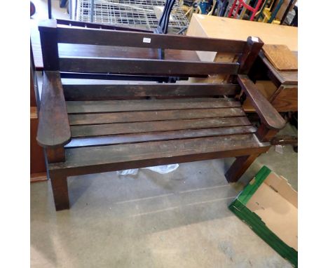 Two seat garden bench. Not available for in-house P&amp;P 