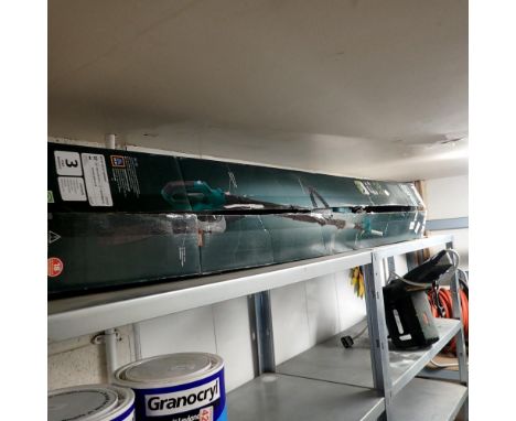 Ferex cordless telescopic hedge trimmer missing battery and charger. Not available for in-house P&amp;P 