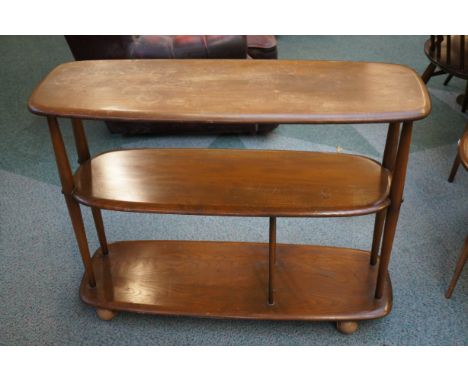 Ercol serving trolley on casters 