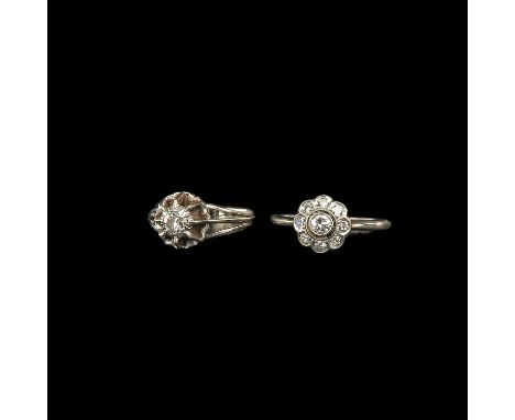 Including 14KG set with 9 diamonds ring size 18