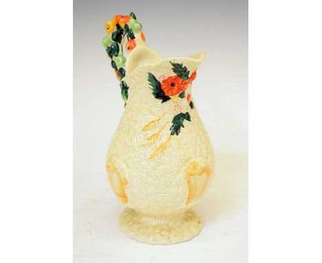 Clarice Cliff 'Celtic Harvest' jug, marks to base, 22cm high