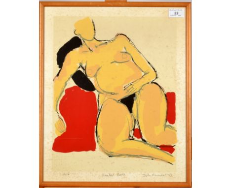 RALPH FREEMAN
Reclining nude
Together with JOHN EMANUEL 
Seated Nude 
Lithograph A/P