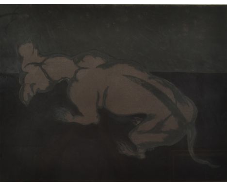 JENNIFER DAGWORTHY 
Ratting 
Mixed media
Initialled and dated '05
49 x 64cm. 