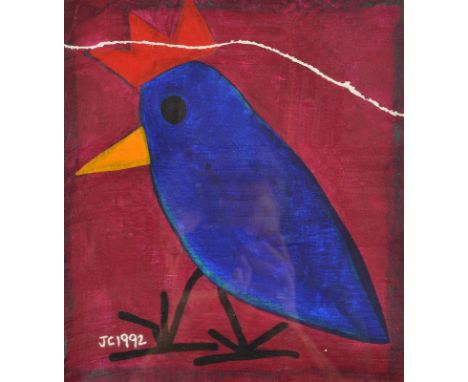 JESSICA COOPER
Little Red Hen
Mixed media
Initialled and dated 1992
Signed and inscribed to the back
26 x 23.5cm. 
