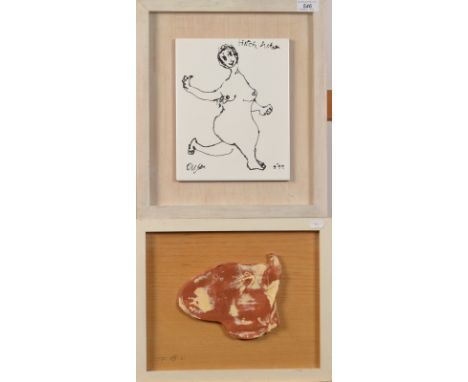 JULIAN DYSON
Two ceramic works. 